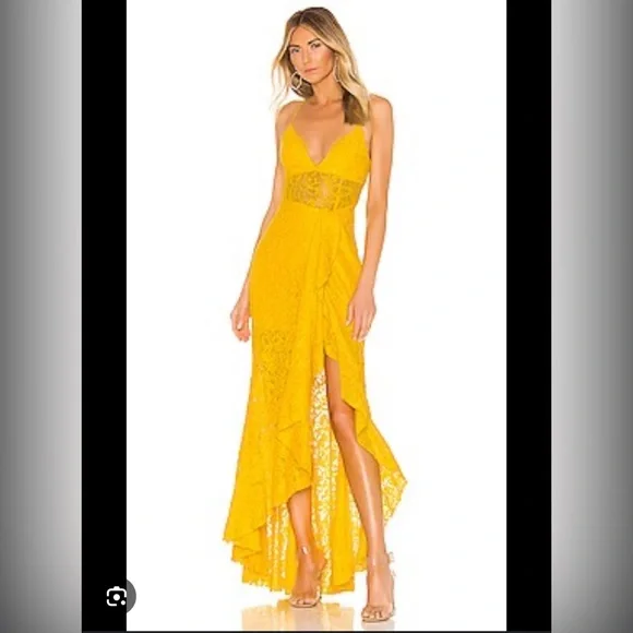 NBD | Dresses | Nbd Yellow Sinatra Lace Gown Dress Size Medium From Revolve | Poshmark NBD | Dresses | Nbd Yellow Sinatra Lace Gown Dress Size Medium From Revolve | Poshmark